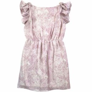 LOFT • Flutter Sleeve Dress • Sz 0P